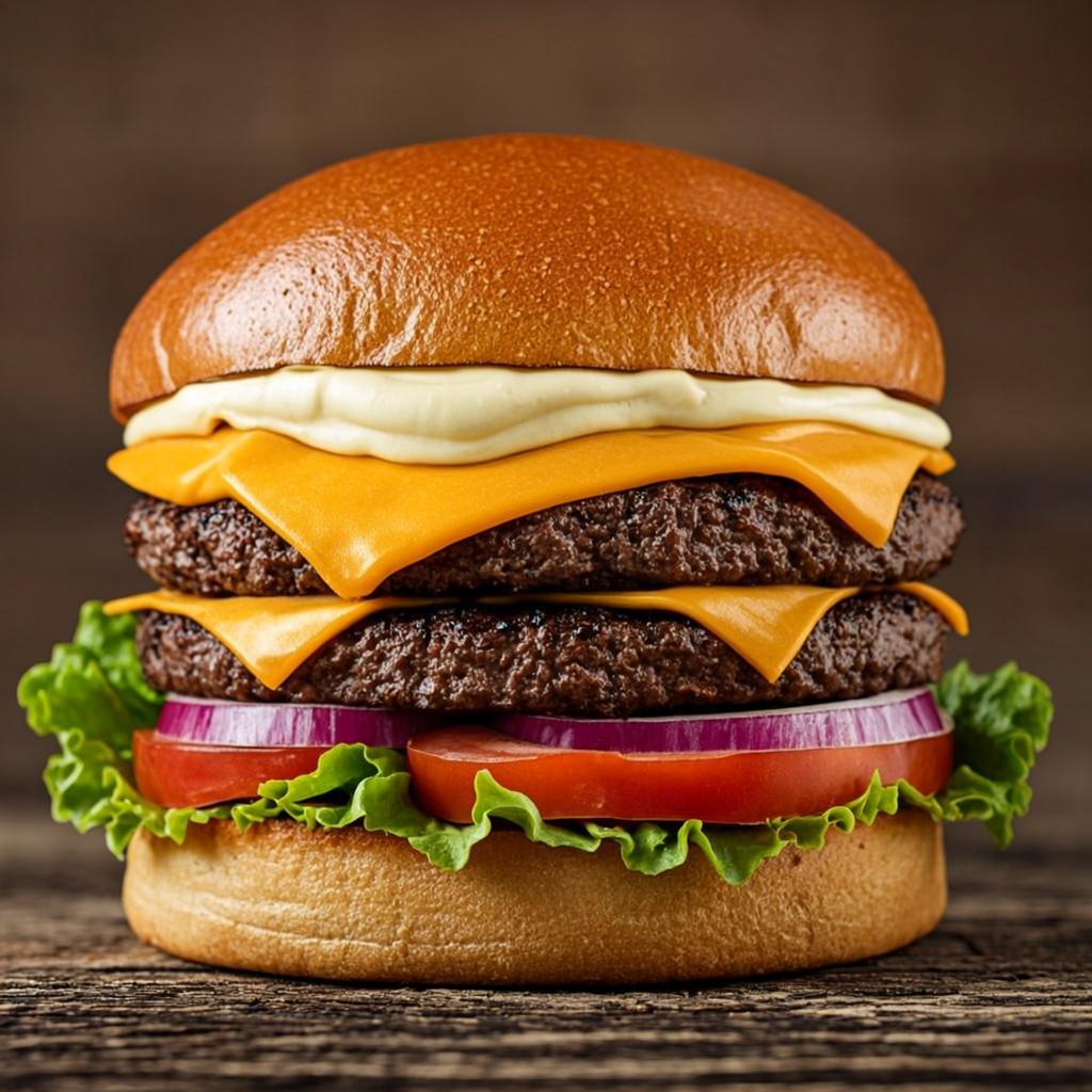 CRUNCH burger closeup